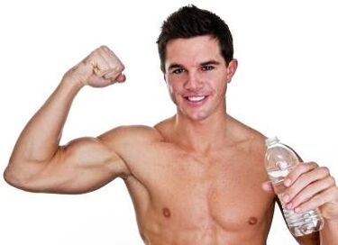 Testosteron düzeyi yüksek genç erkek